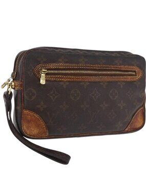 LOUIS VUITTON Monogram Marly Dragonne GM Clutch Bag M51825